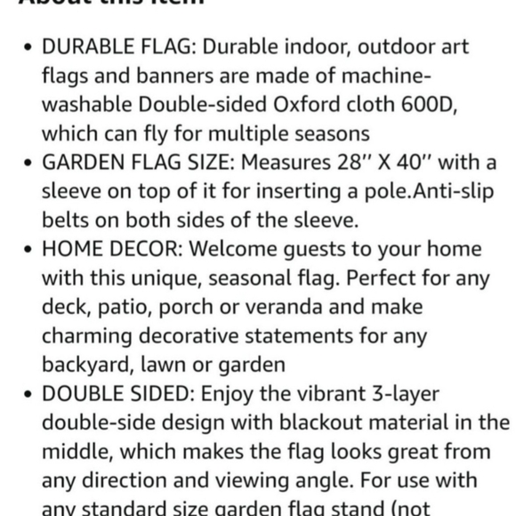 NEW Rustic Look Fall/Autumn Large Outdoor "Welcome" Flag w/wreath design - Picture 7 of 11